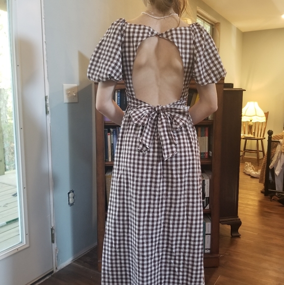 Beautiful Cottagecore checked dress - Picture 12 of 13